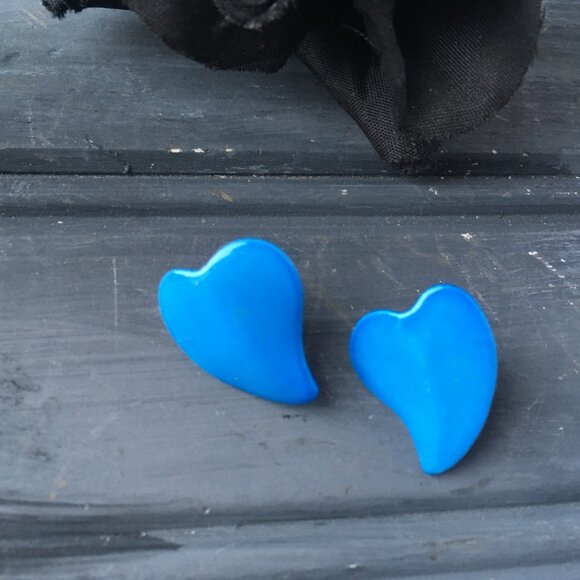 Blue Enamel Earring Lot (Lot of 6) - Picture 2 of 9